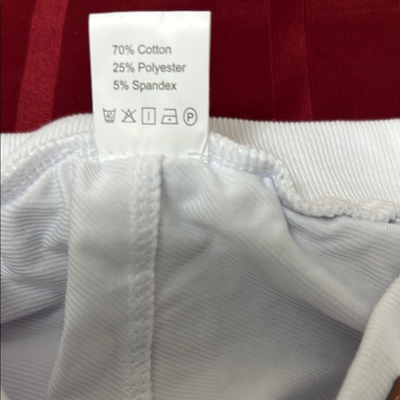 White Drawstring Shorts - Picture 7 of 9